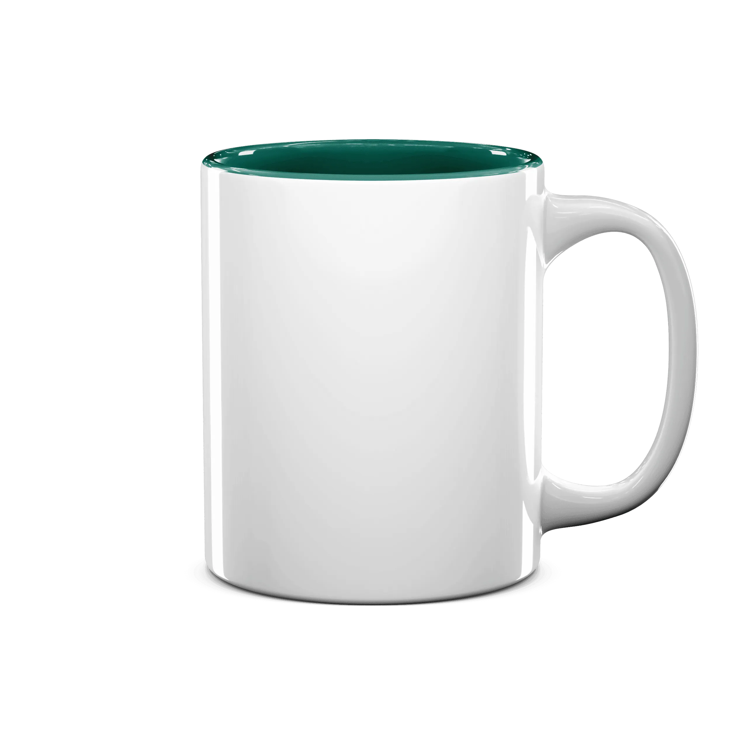 11 oz Two Tone Colored Mug - Green