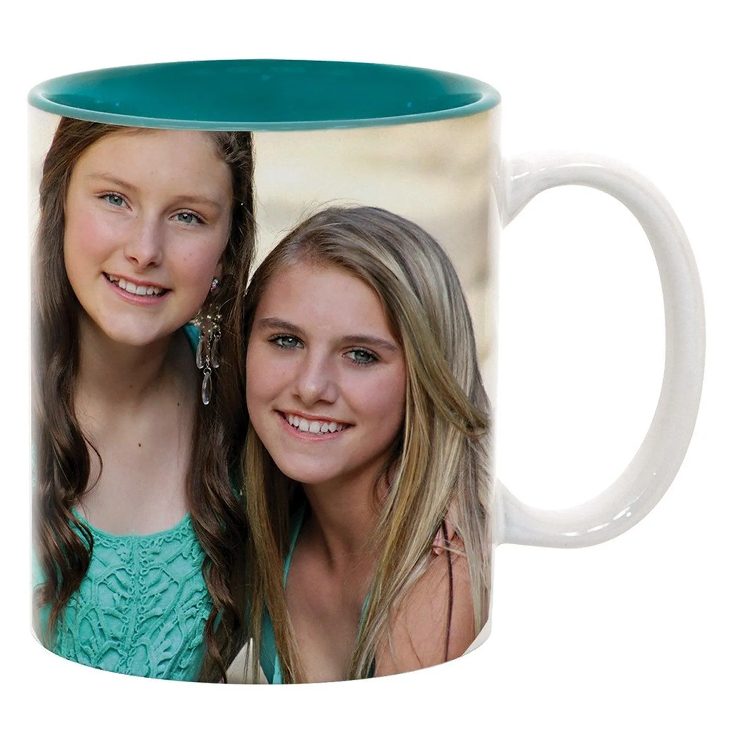 11 oz Two Tone Colored Mug - Green