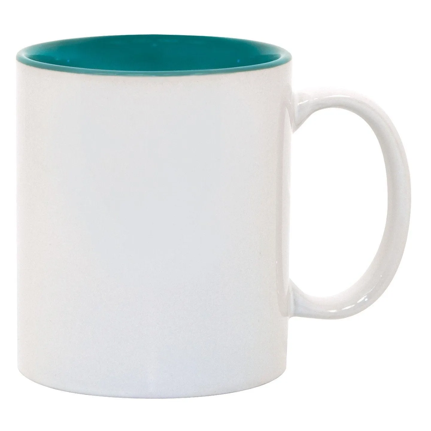 11 oz Two Tone Colored Mug - Green