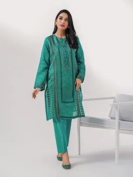 2 Piece Cotton Net Suit-Embroidered(Pret)