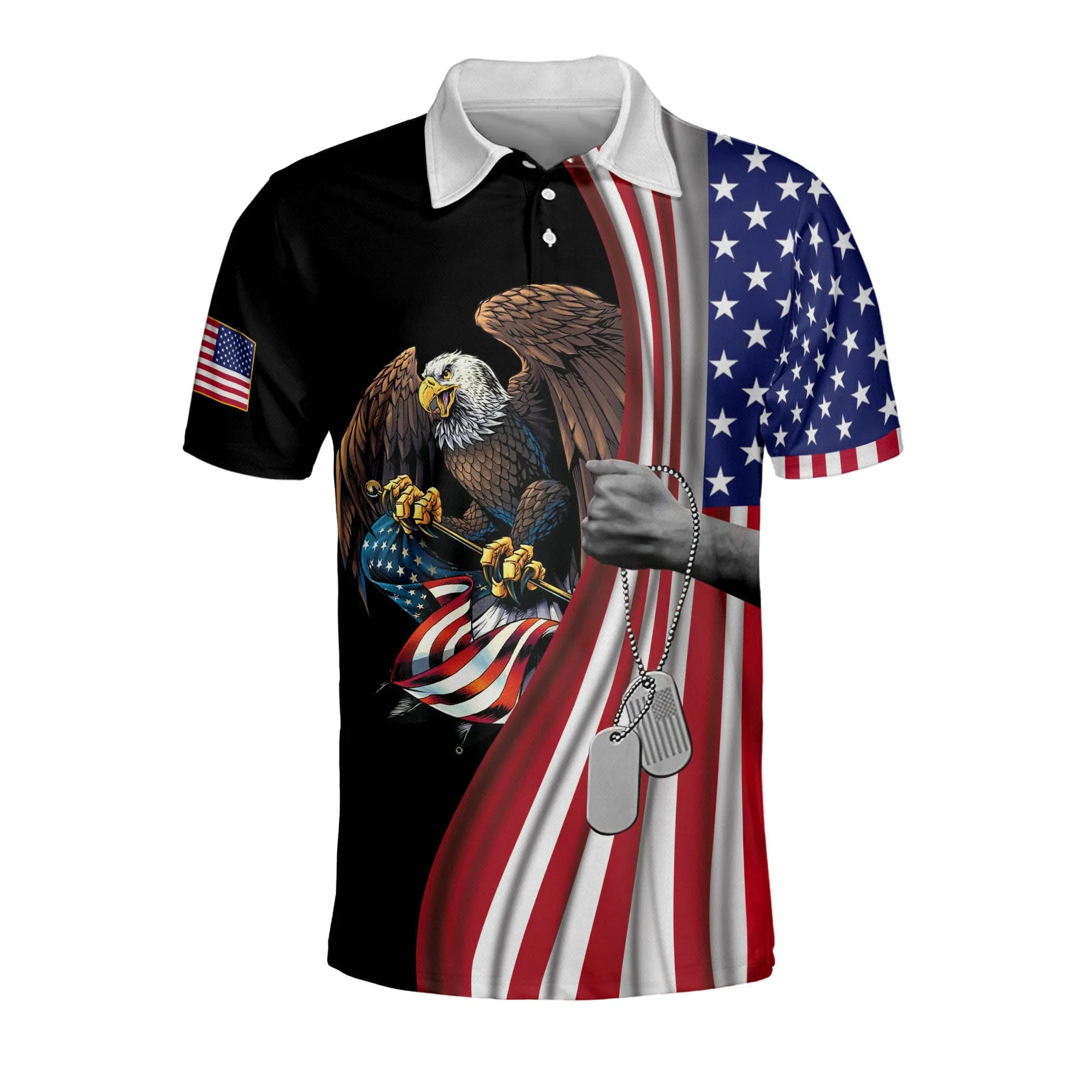 3D All Over Print We Don't Know Them All But We Owe Them All Veteran Polo Shirt