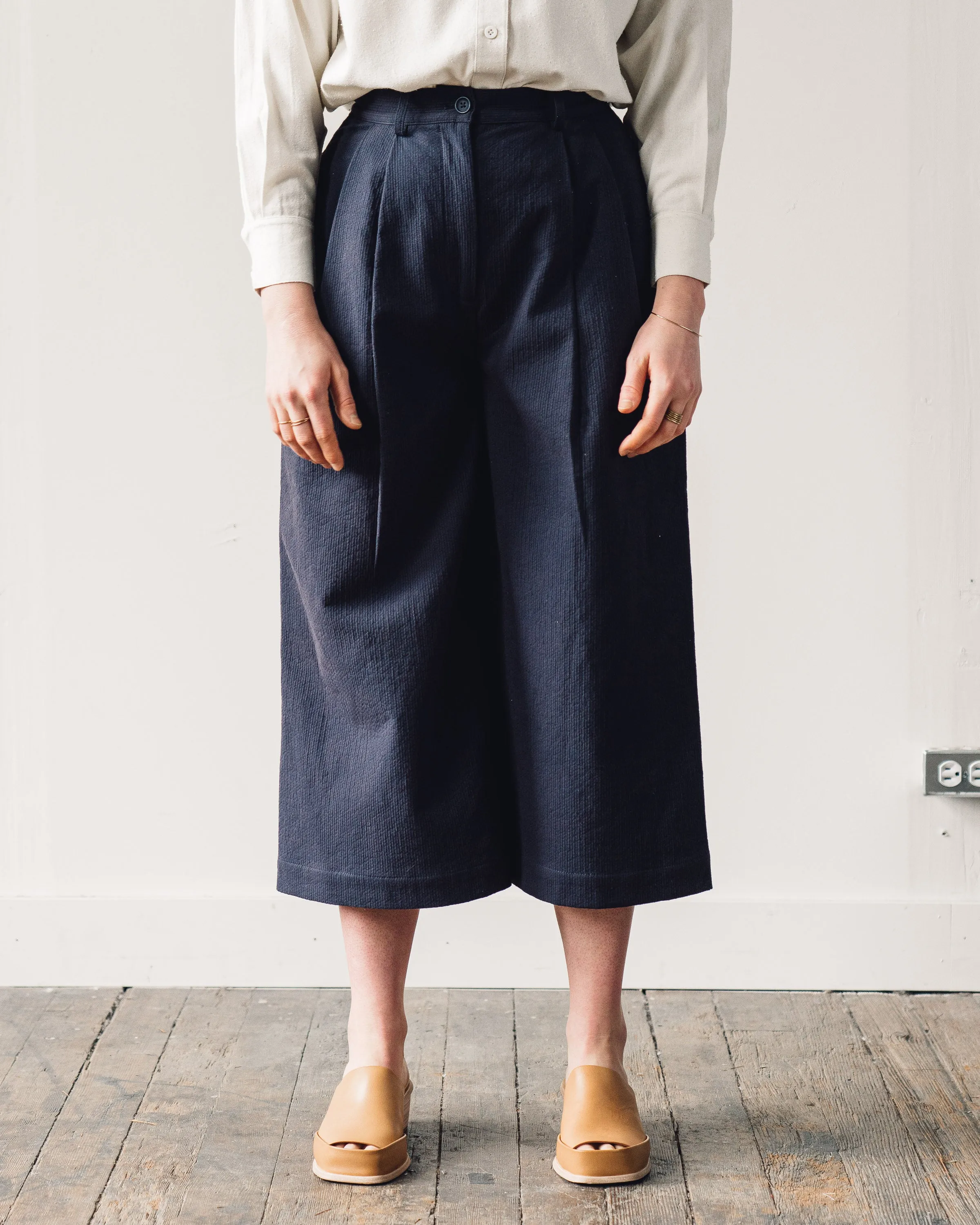 7115 Pleated Skate Trouser, Navy