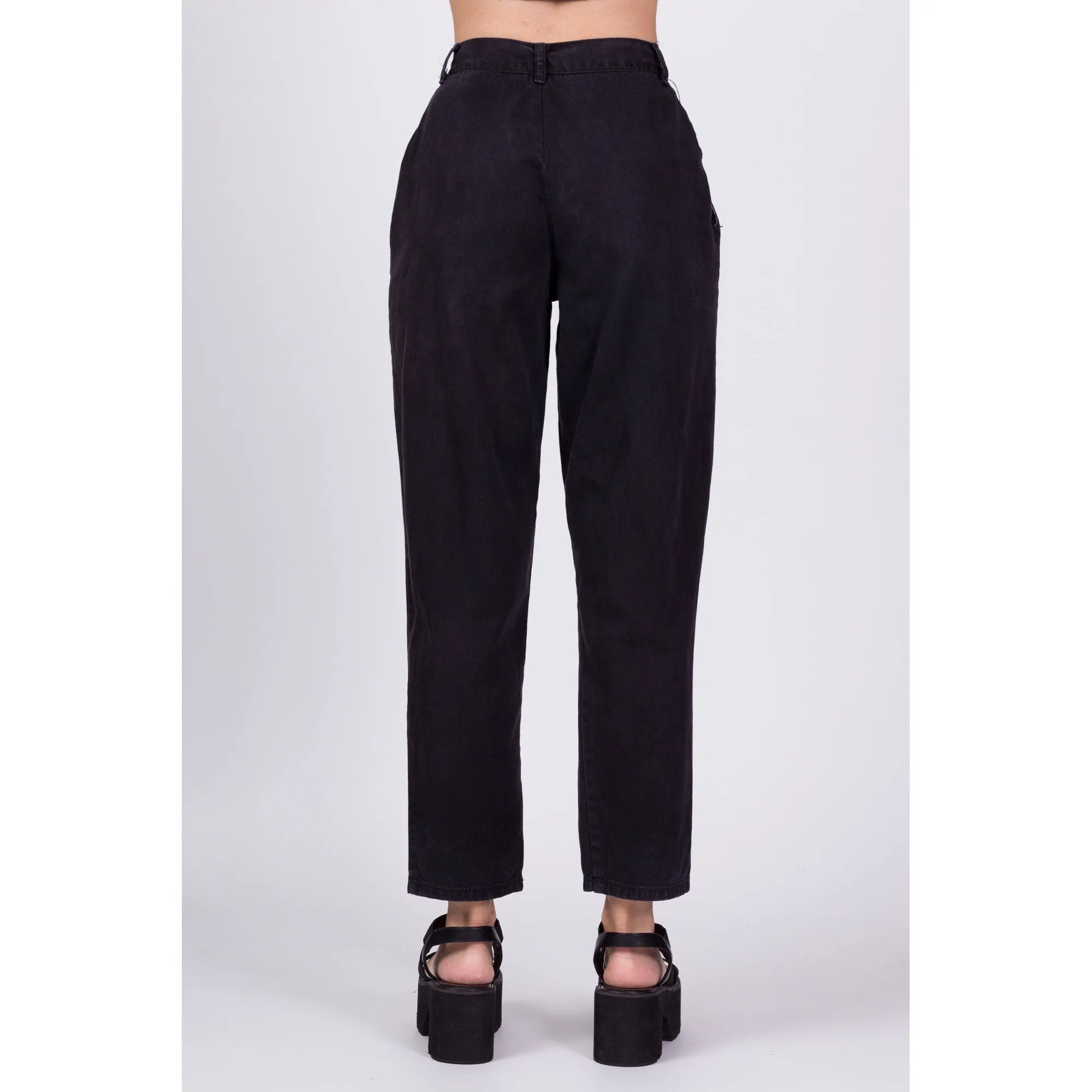 80s Black Bongo Mom Jeans - XXS, 22.5"