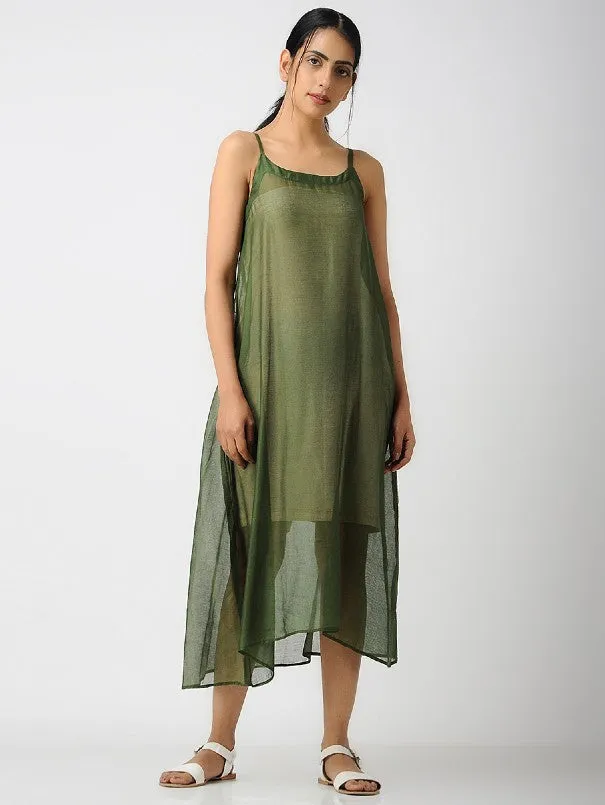 A-line Dress In Olive (Set of 2)