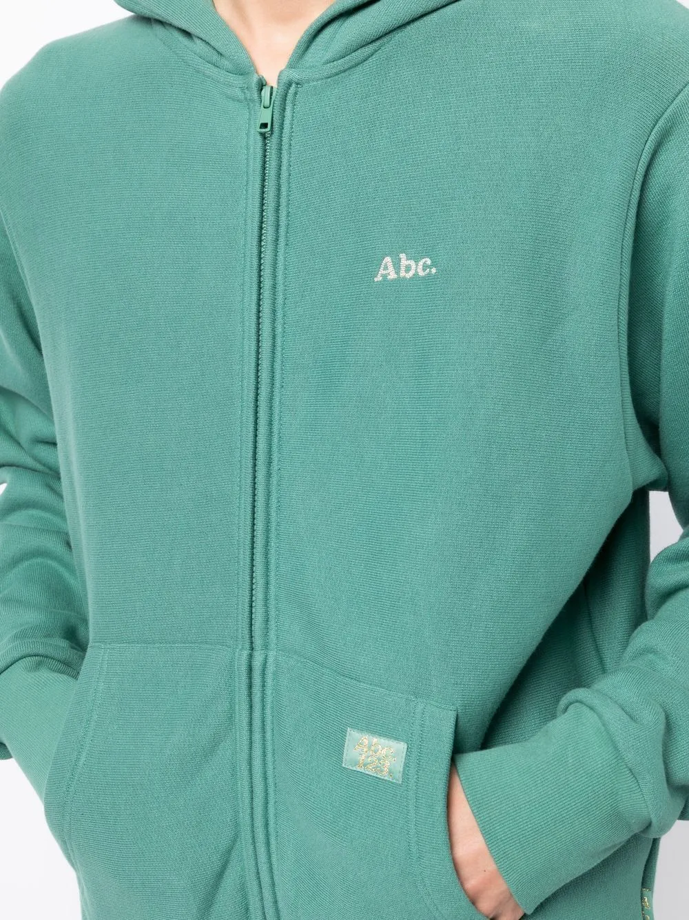 ABC 123 ZIP-UP COTTON HOODIE