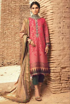 Al Karam - 3 PC Embroidered Suit FC05B Festive Collection