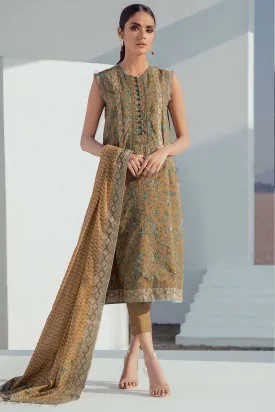 Al Karam - 3 PC Printed Lawn Suit SS021B Spring Summer Lawn Collection Vol 1