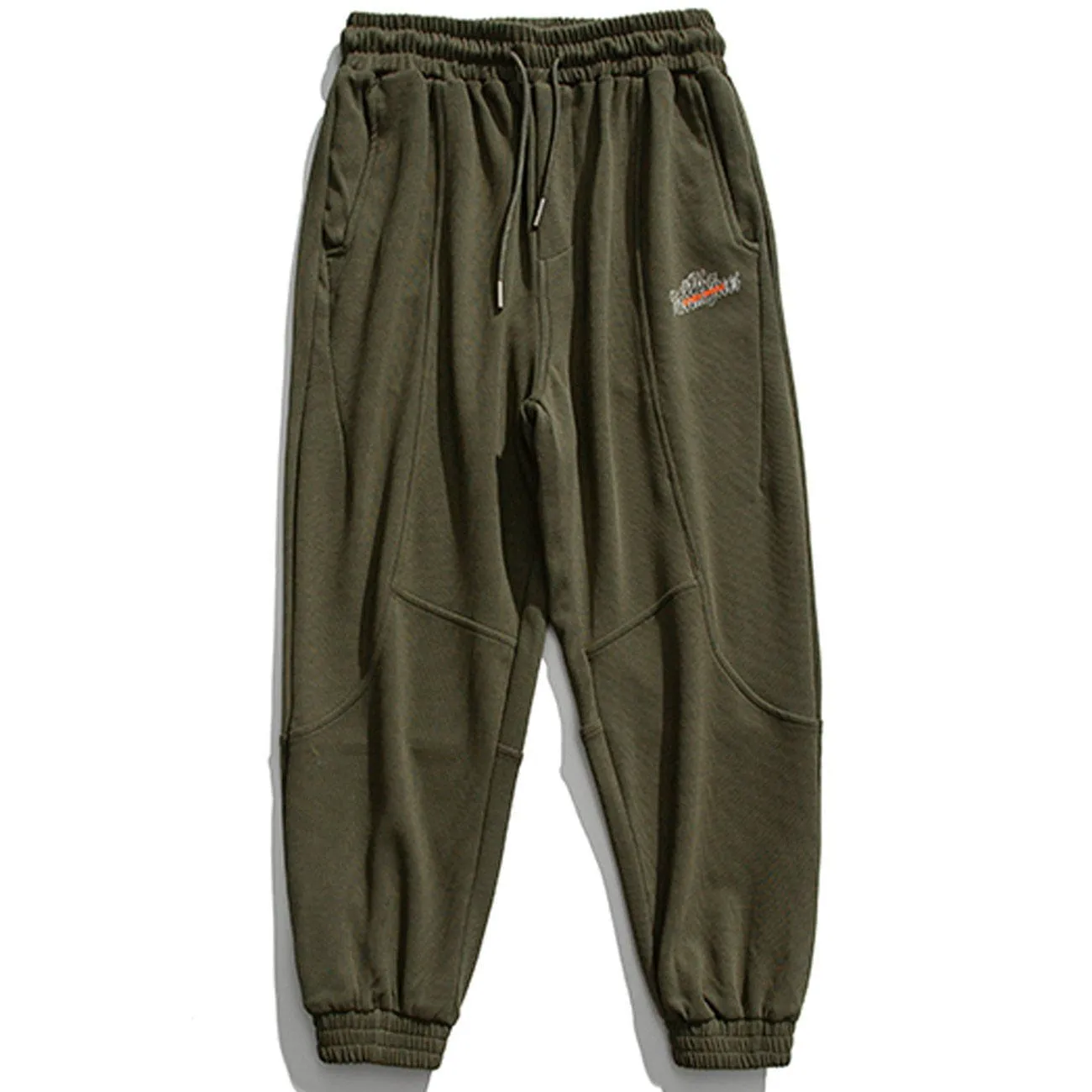 AlanBalen® - Embroidered Solid Color Sweatpants