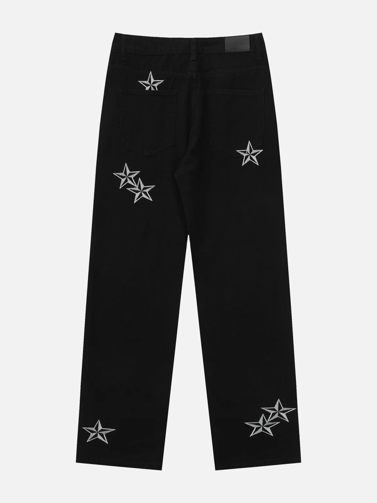 AlanBalen® - Embroidered Star Jeans