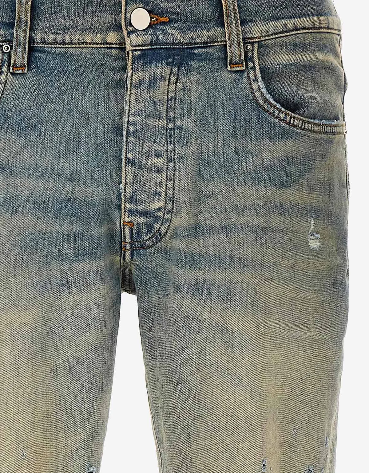 Amiri Jeans Blue Shotgun Skinny