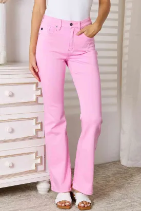 *APP EXCLUSIVE* Kancan Pink High Rise Bootcut Jeans