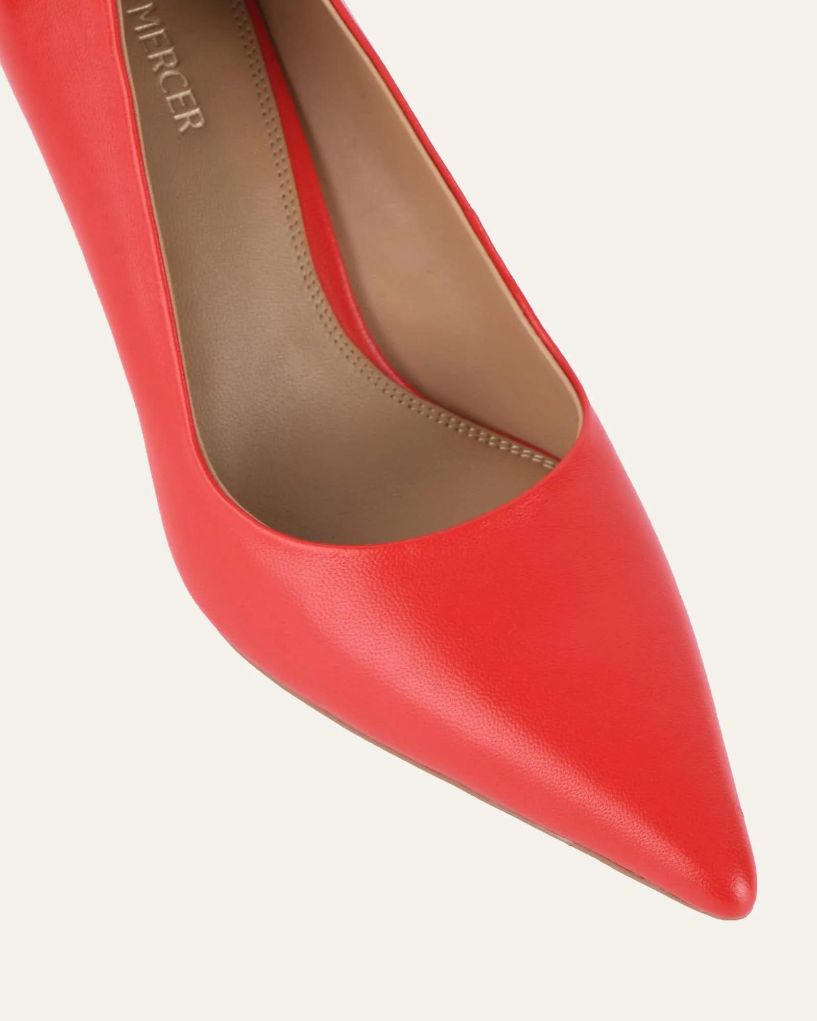 ASPIRE HIGH HEELS RED LEATHER