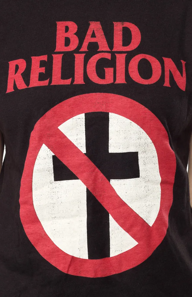 BAD RELIGION DISTRESSED CROSS BUSTER TEE