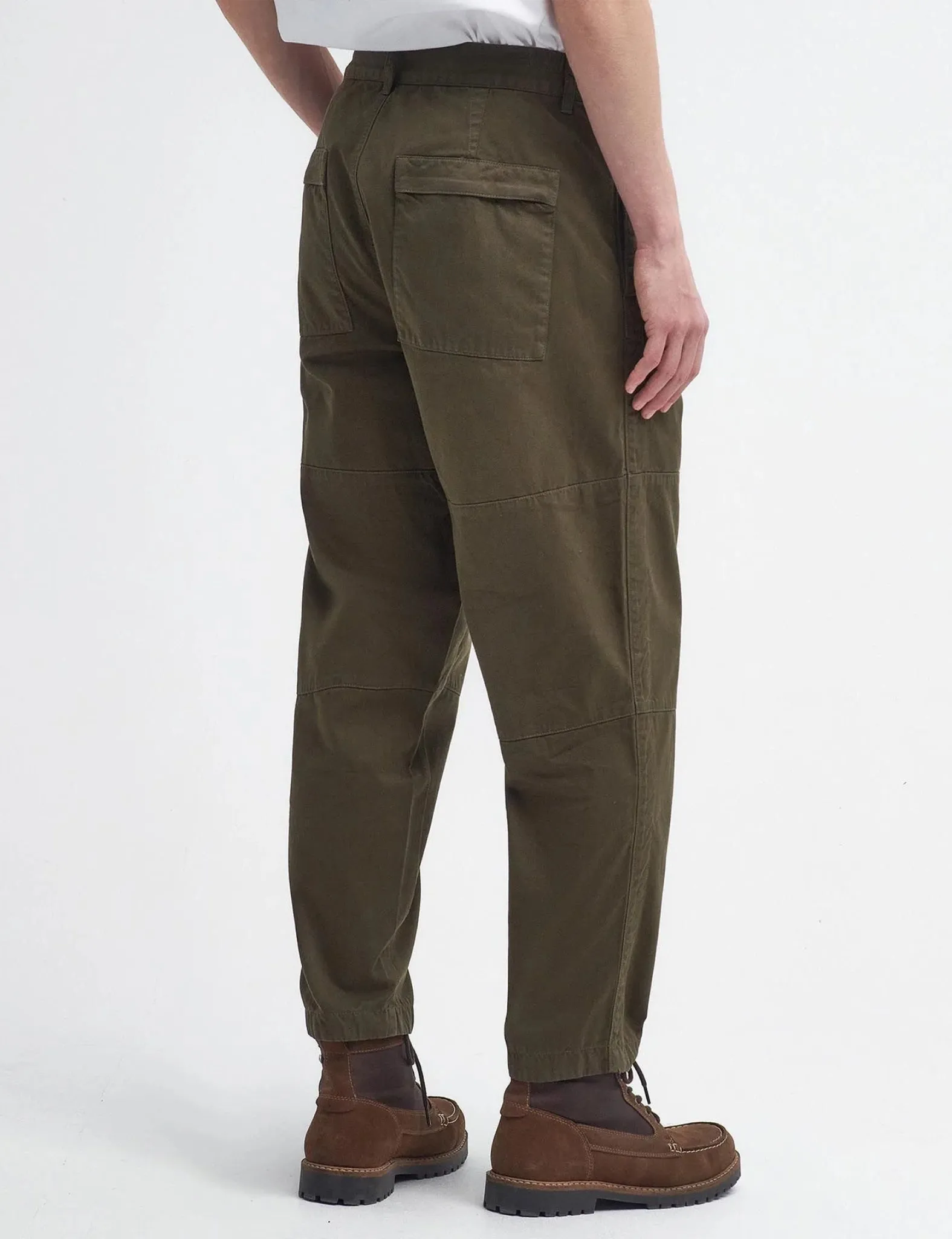 Barbour Heritage Oakmoor Trousers (Relaxed) - Olive Green