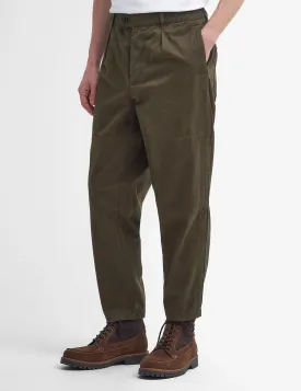 Barbour Heritage Oakmoor Trousers (Relaxed) - Olive Green