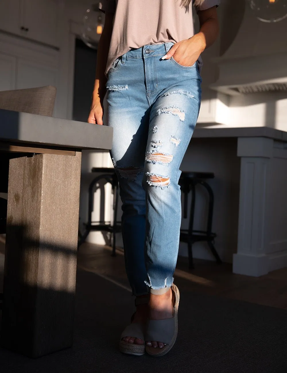 Best Distressed Boyfriend Jeans