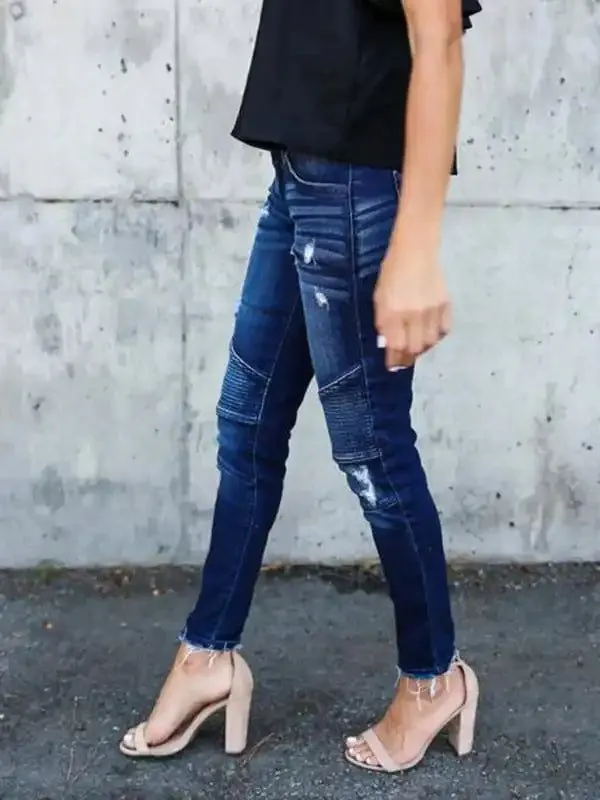 Biker Style jeans For Women