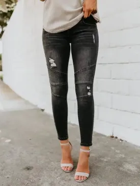 Biker Style jeans For Women