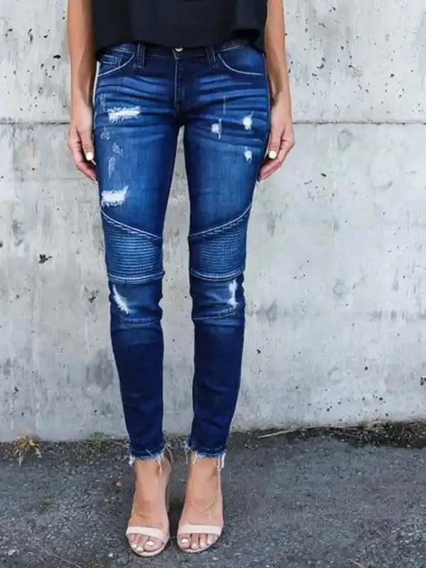 Biker Style jeans For Women