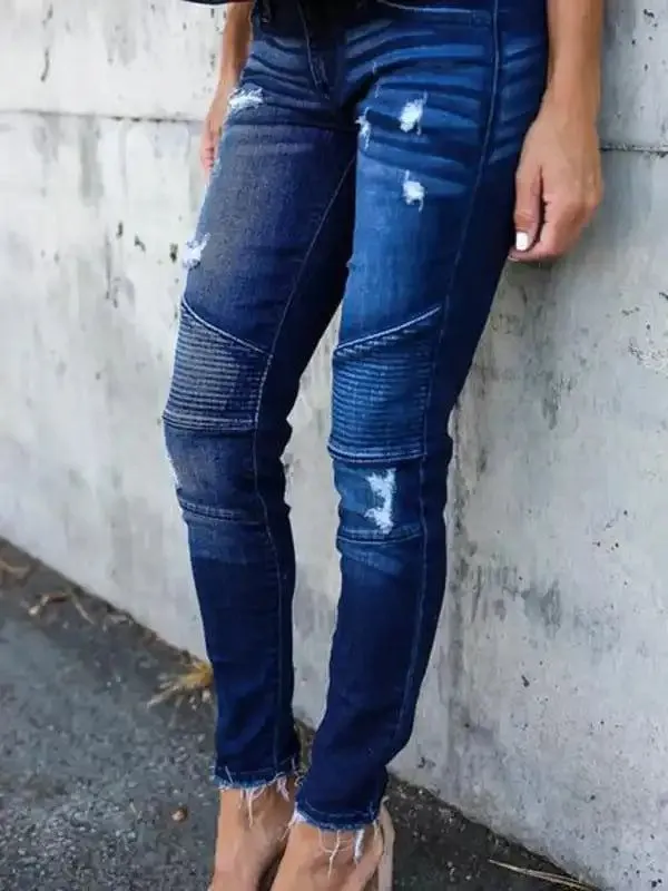 Biker Style jeans For Women