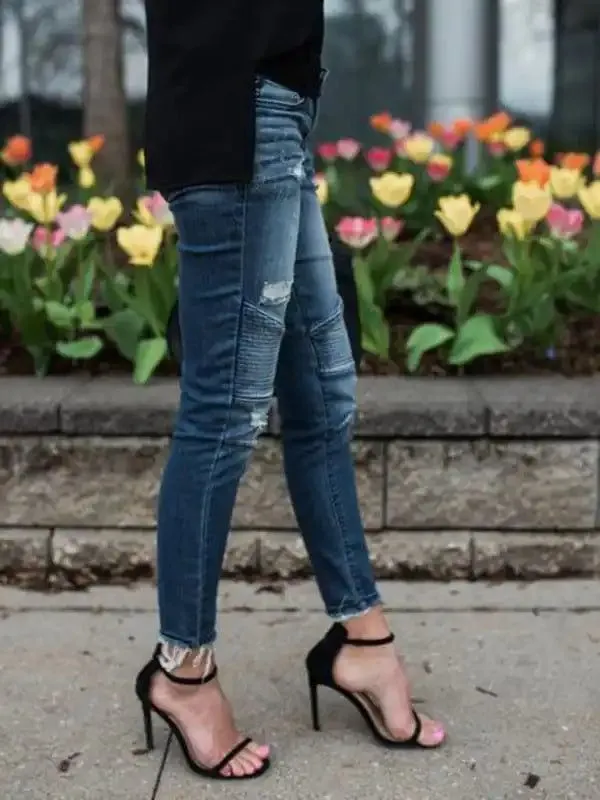 Biker Style jeans For Women