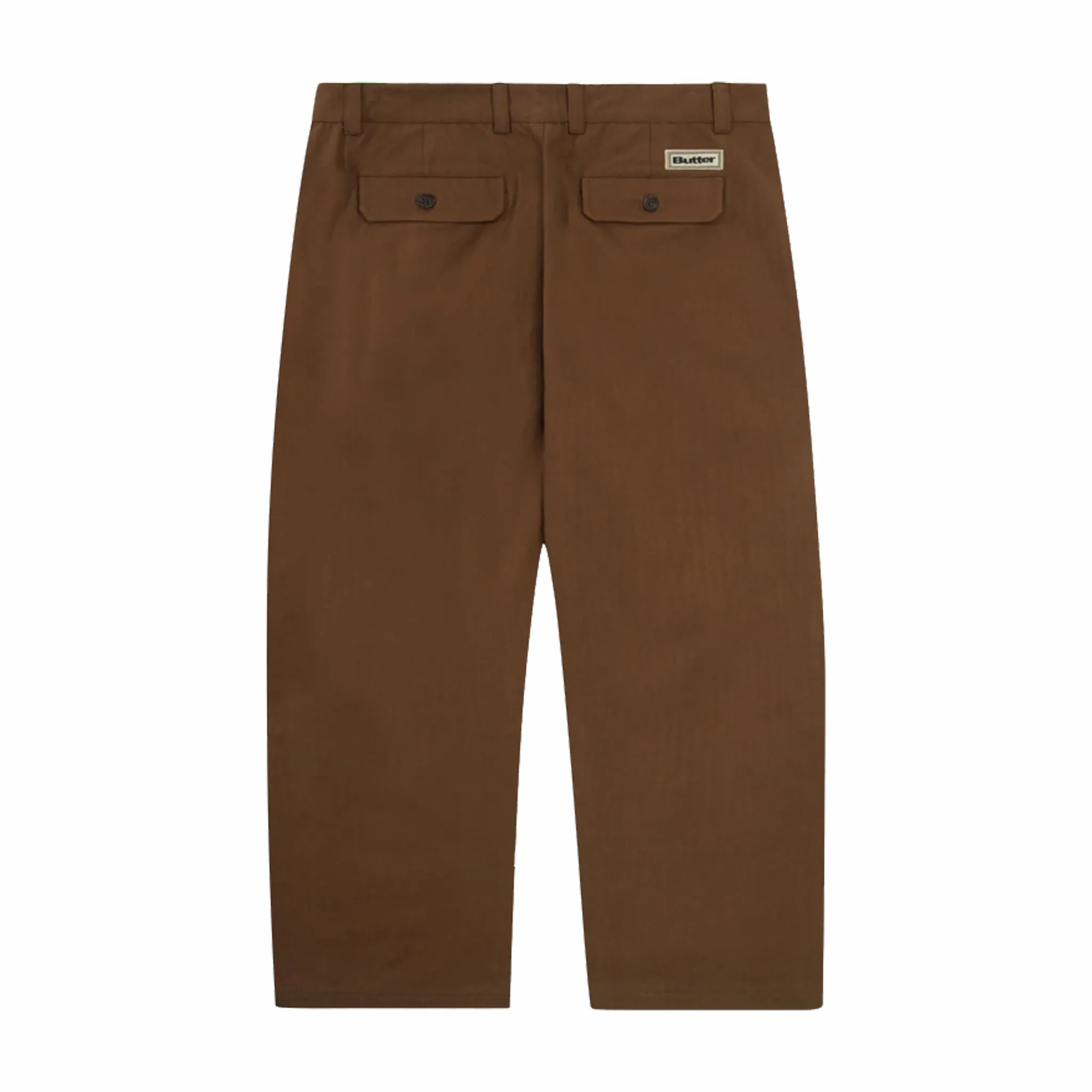 Butter Goods Pleated Trousers (Brown)