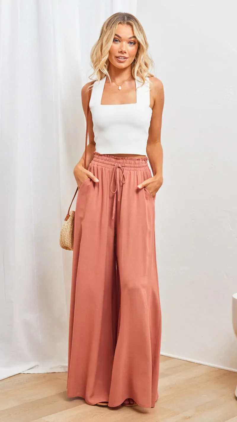 Casual Wide-Leg loose summer pants