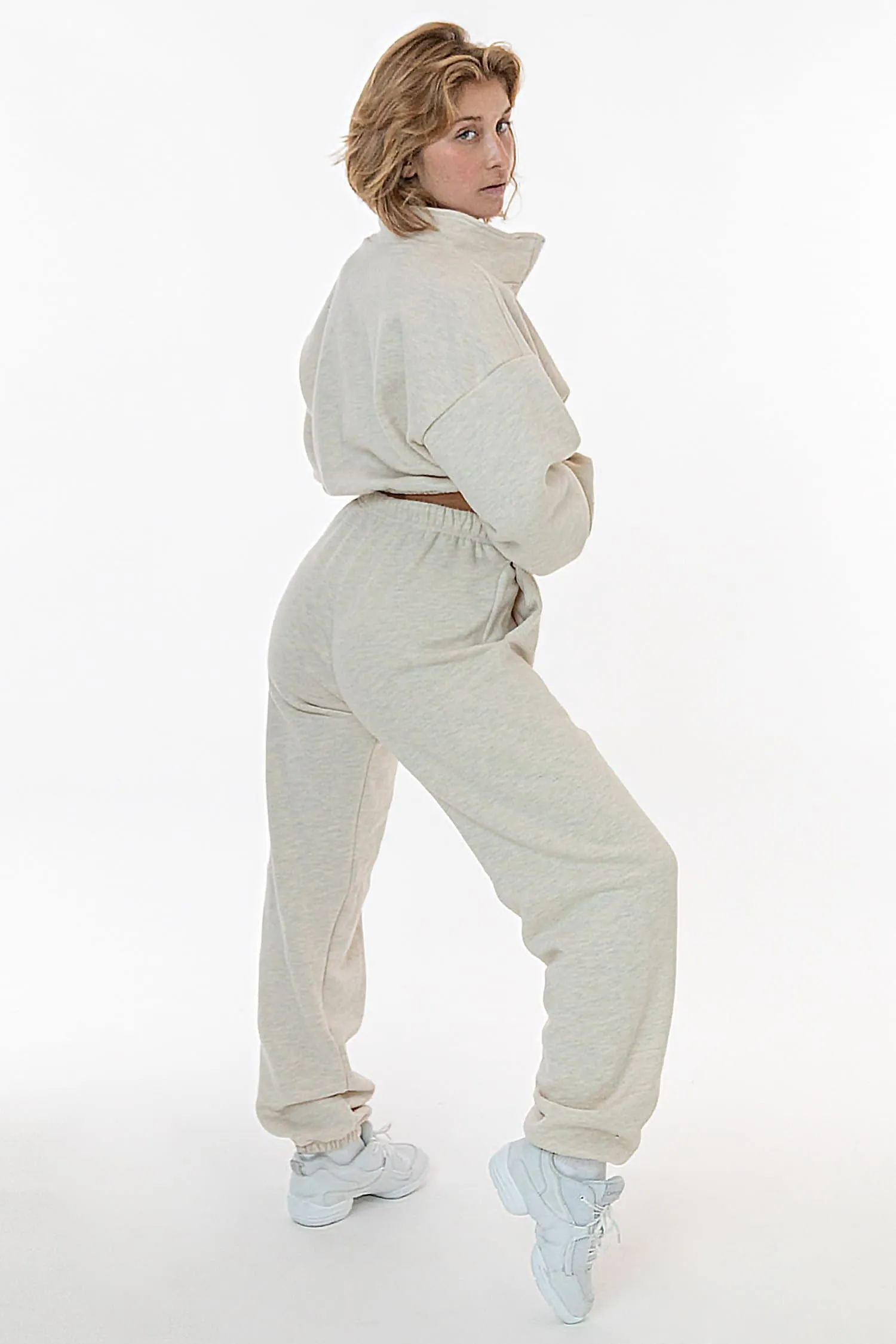 CF394 - Cotton Fleece High Waist Sweatpants