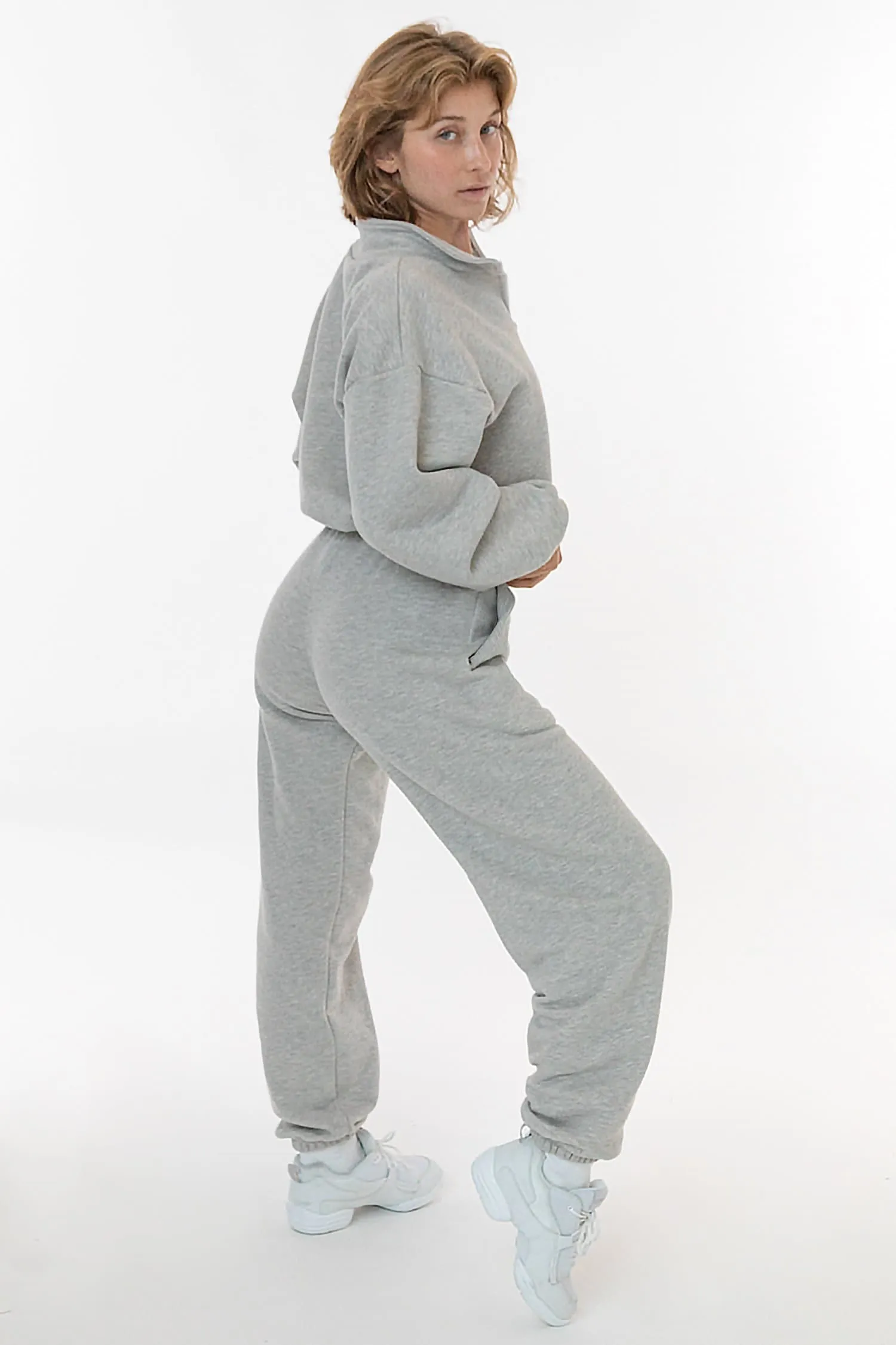 CF394 - Cotton Fleece High Waist Sweatpants