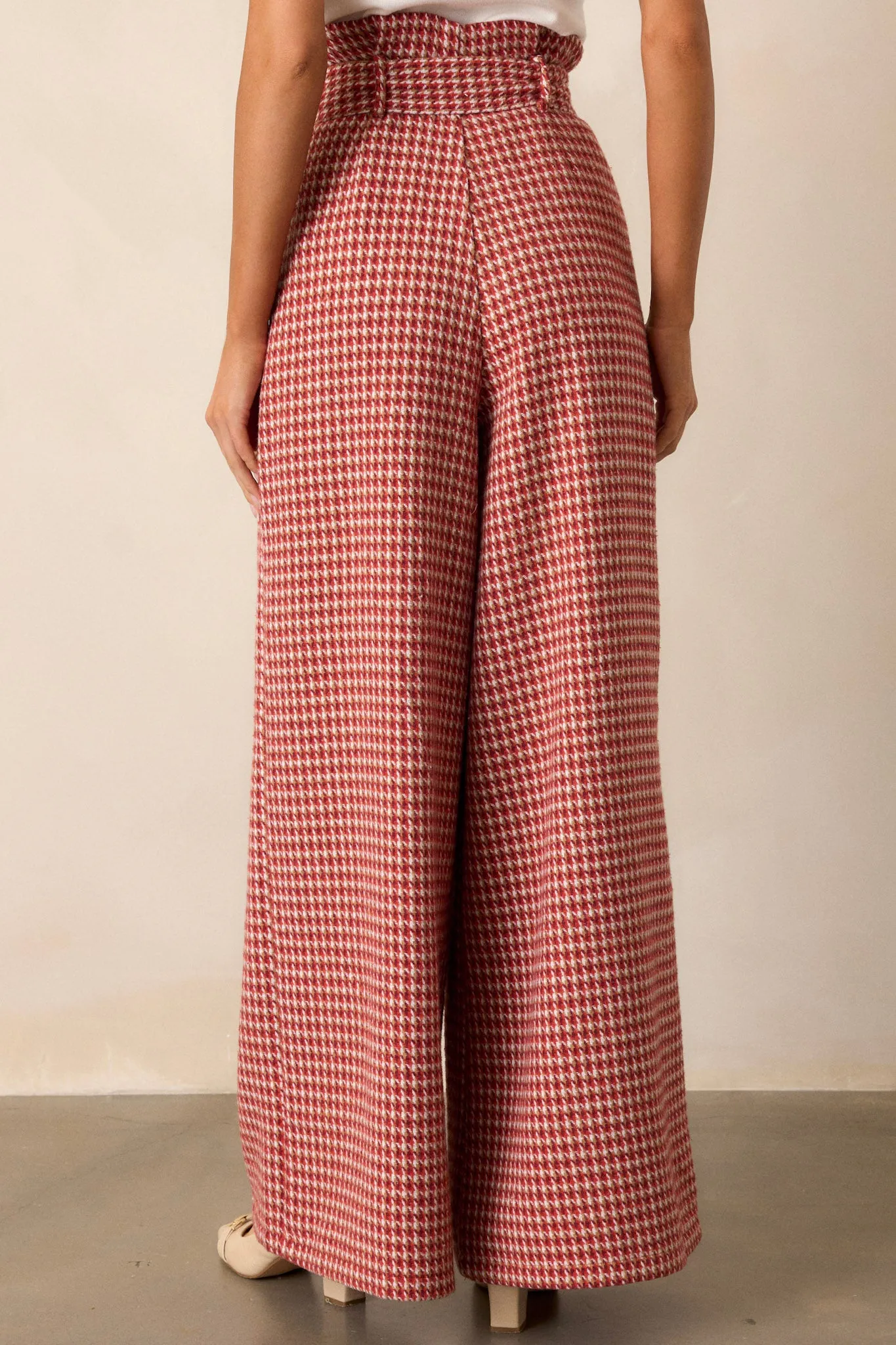 Classic Delight Light Rust Multi Tweed Pants