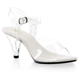 Clear Open Toe Buckle Sandals