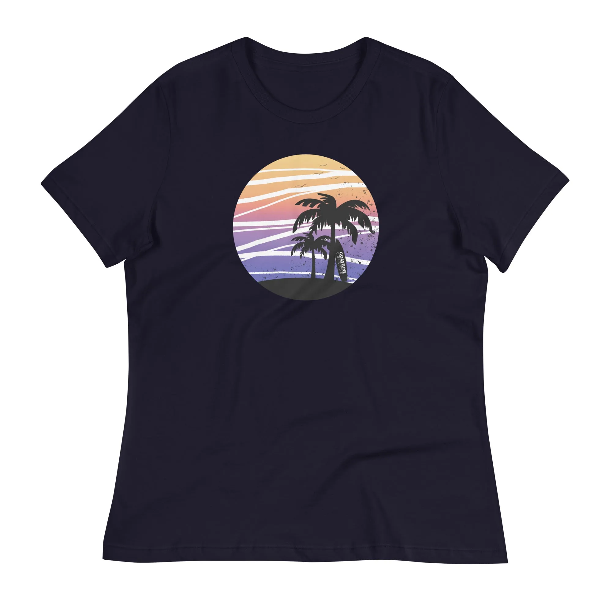 Coastline Summertime Sunset Women's Relaxed T-Shirt