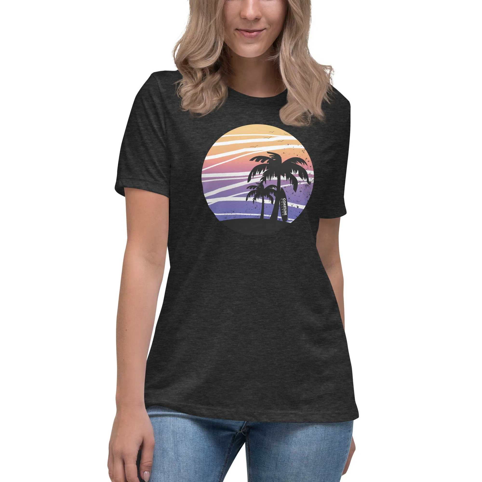 Coastline Summertime Sunset Women's Relaxed T-Shirt