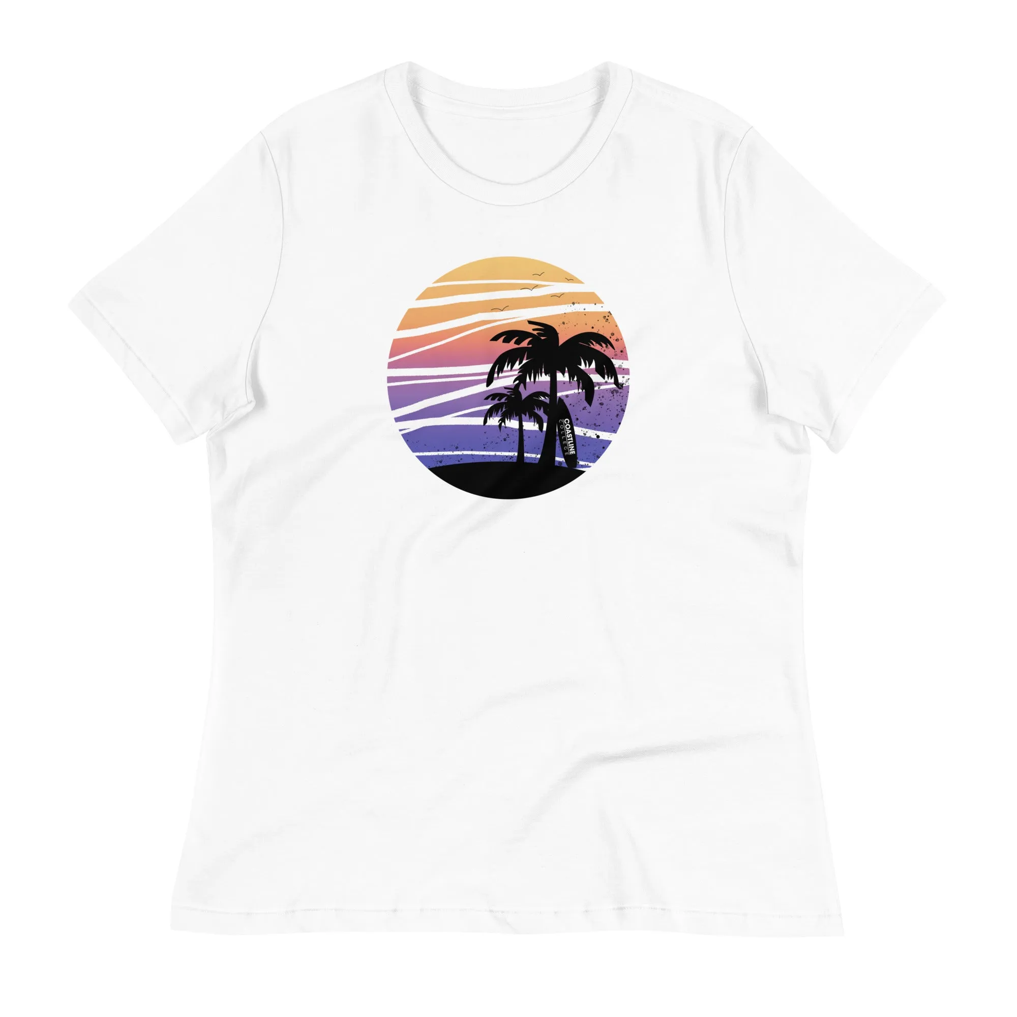 Coastline Summertime Sunset Women's Relaxed T-Shirt