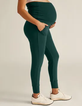 Cozy Fleece Grow Together Fold Over Maternity Sweatpants