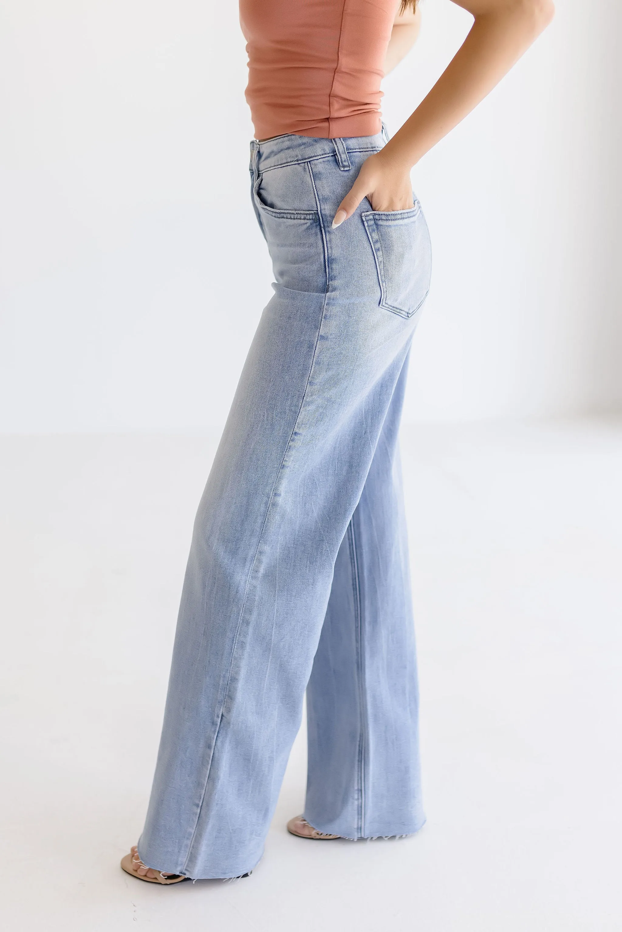 Dahlia High Rise Wide Leg Jeans