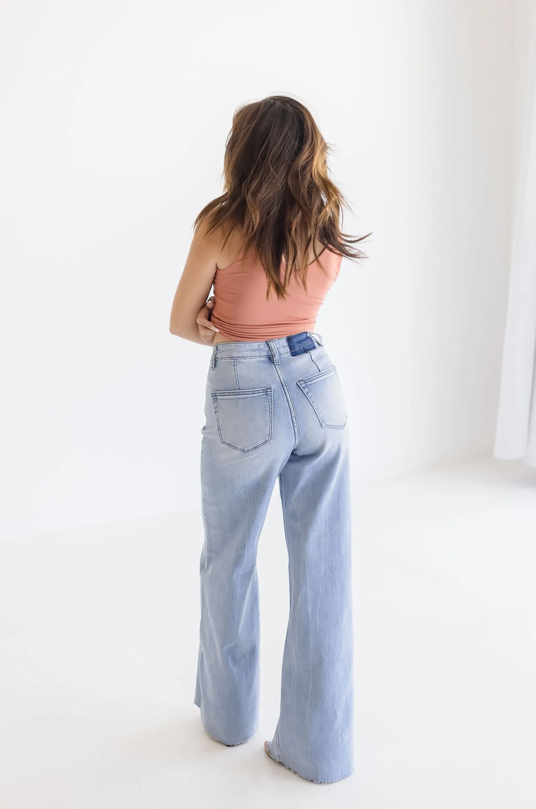 Dahlia High Rise Wide Leg Jeans