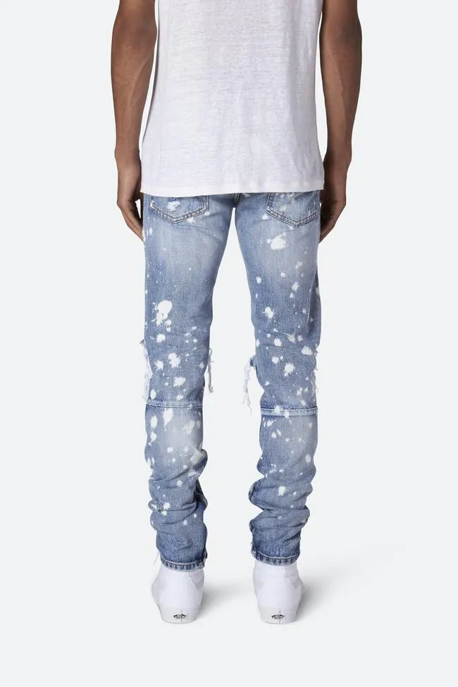 Distressed Ripped Slim Denim Jeans