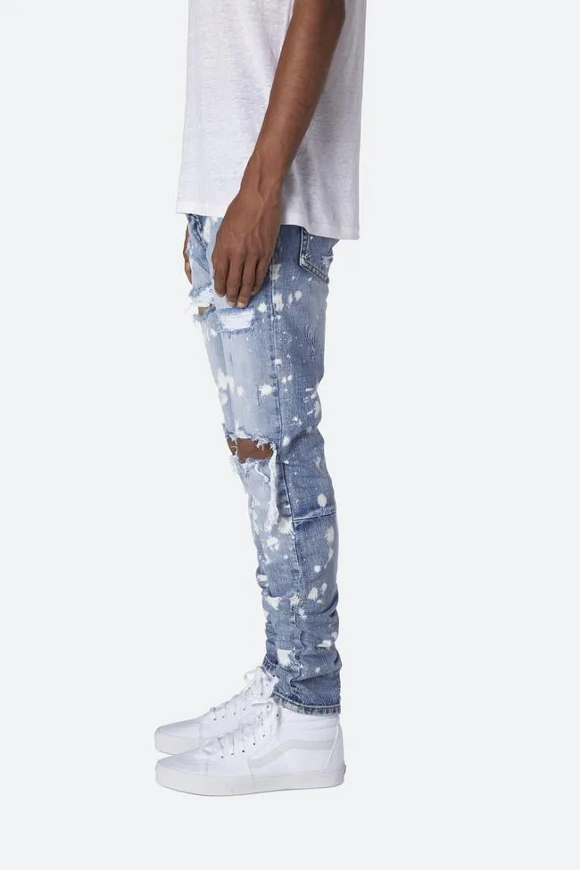 Distressed Ripped Slim Denim Jeans