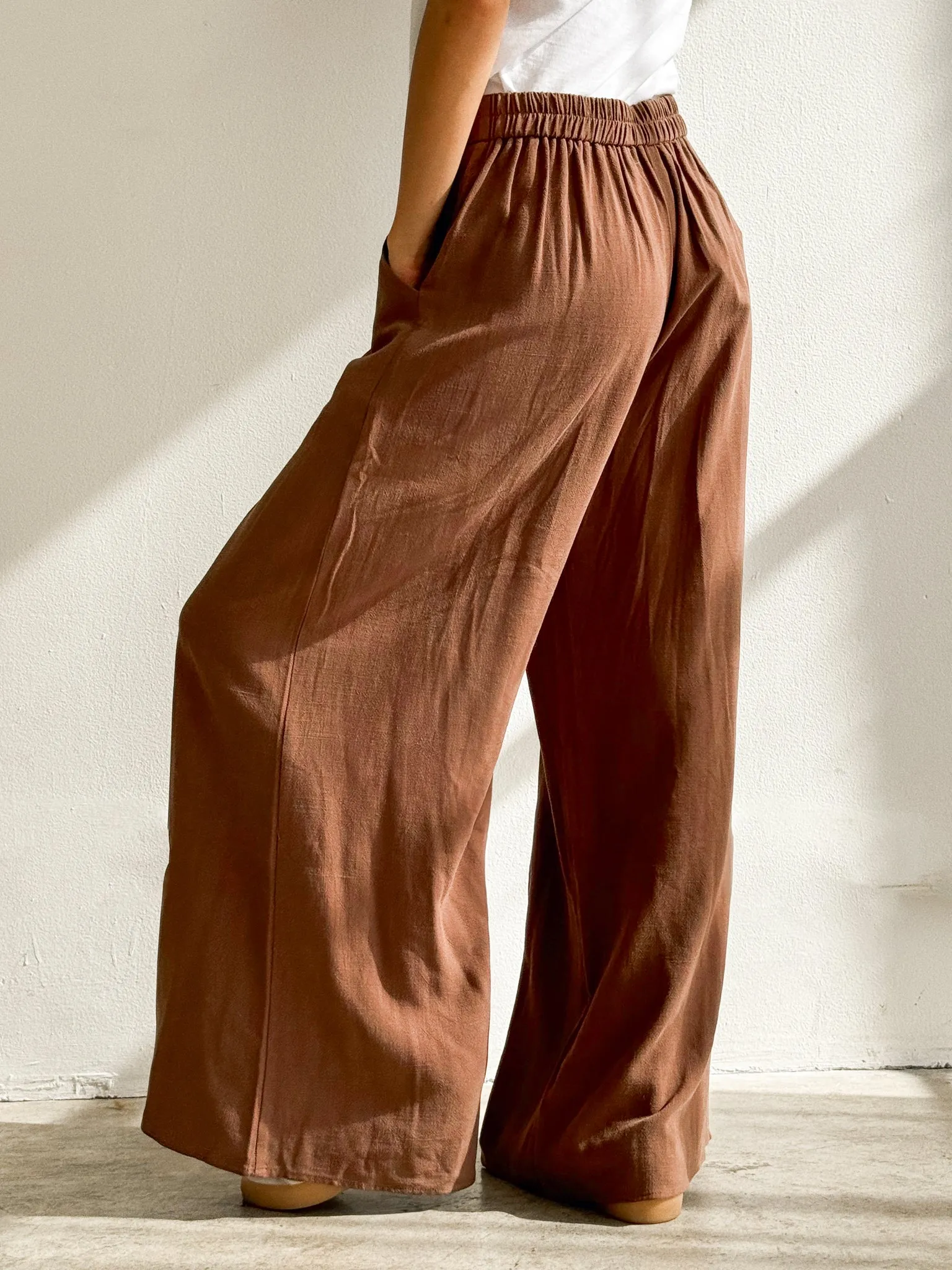 Espresso Front Pleated Pants