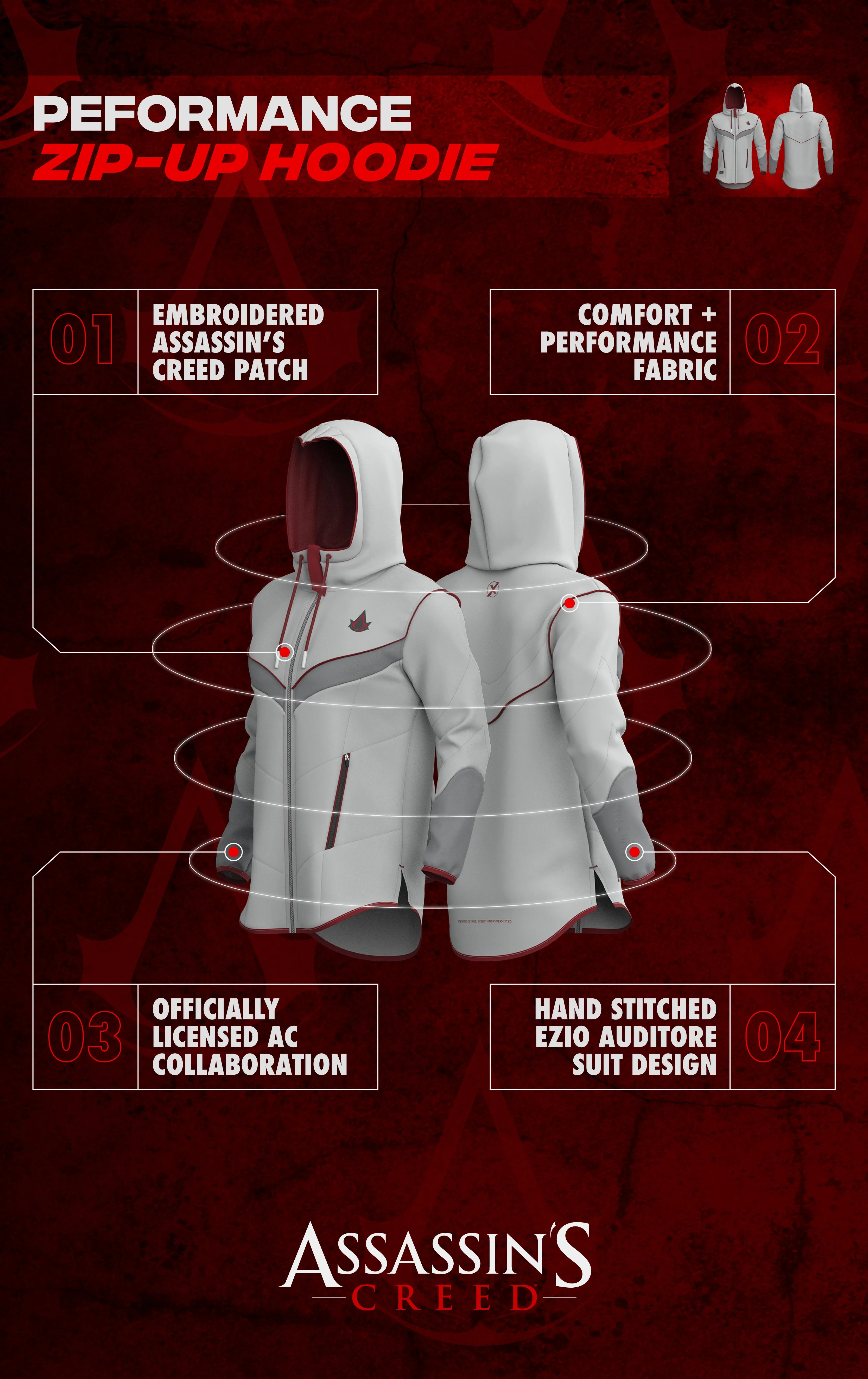 EZIO Zip Up Hoodie