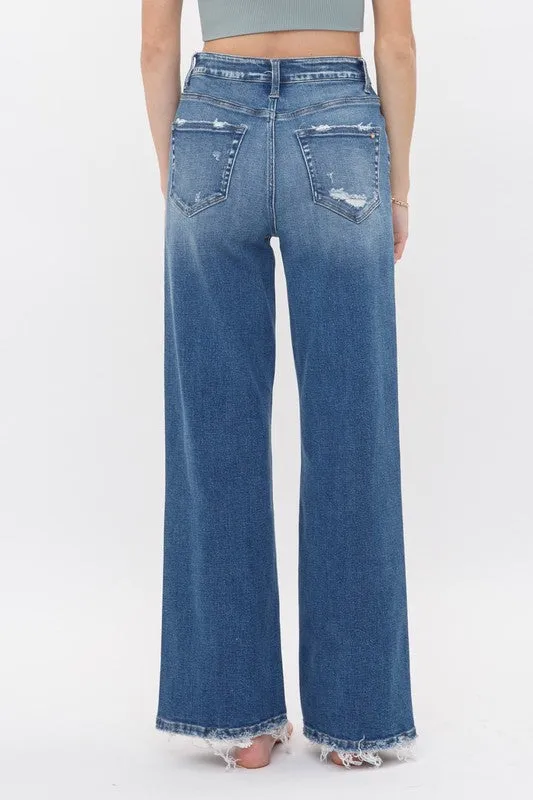 Felicity Stretch Wide Leg Denim