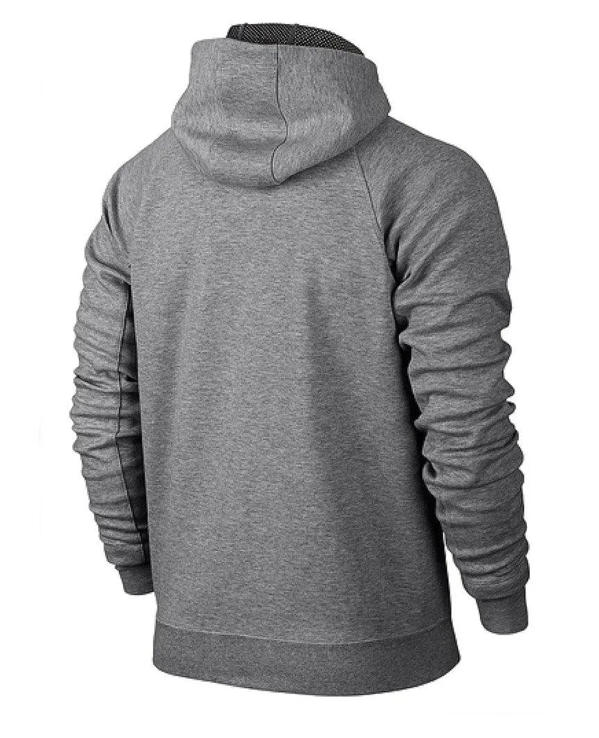 Fleece Zip-Up Hoody Grey