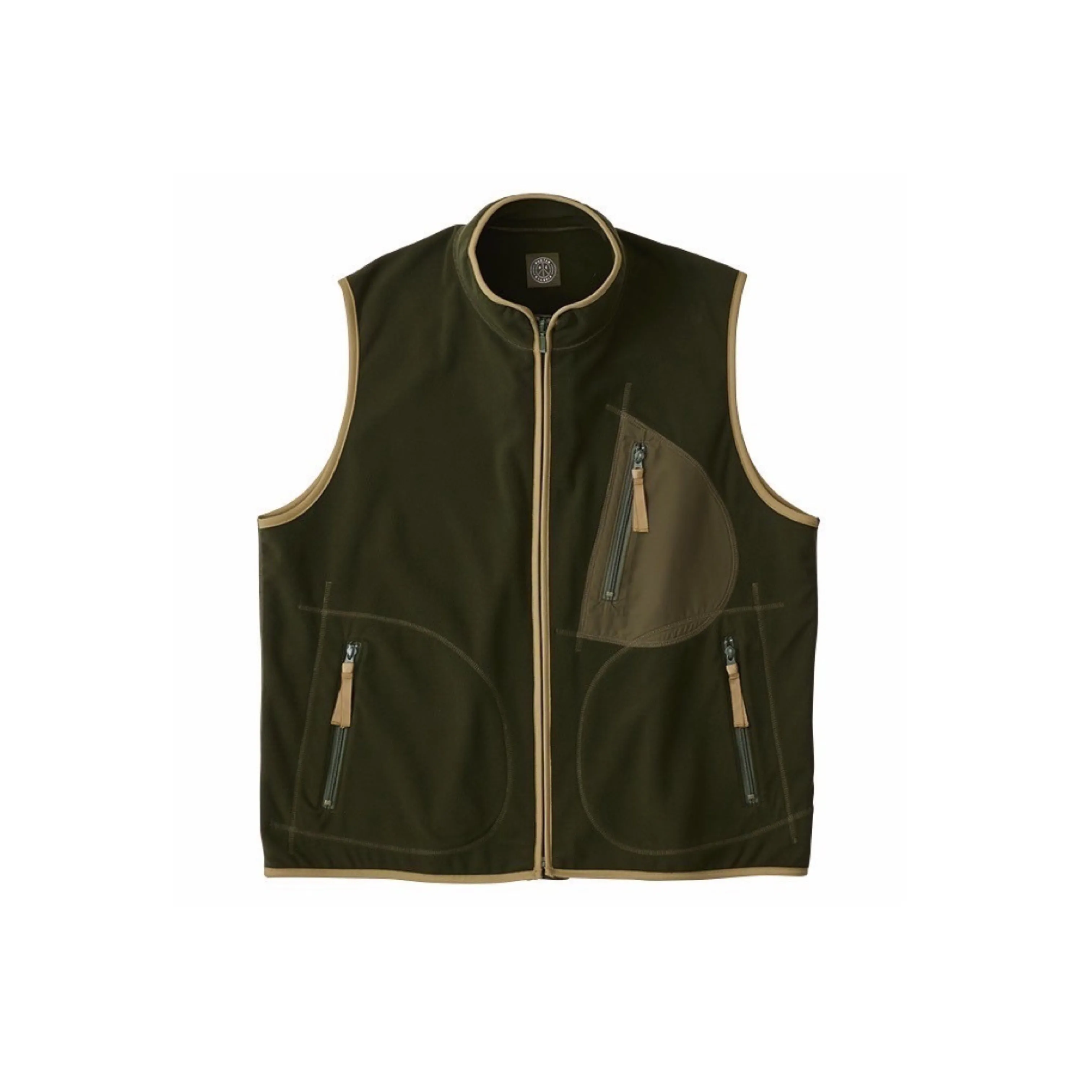 FLEECE ZIP UP VEST (POLARTEC) 【24AW】