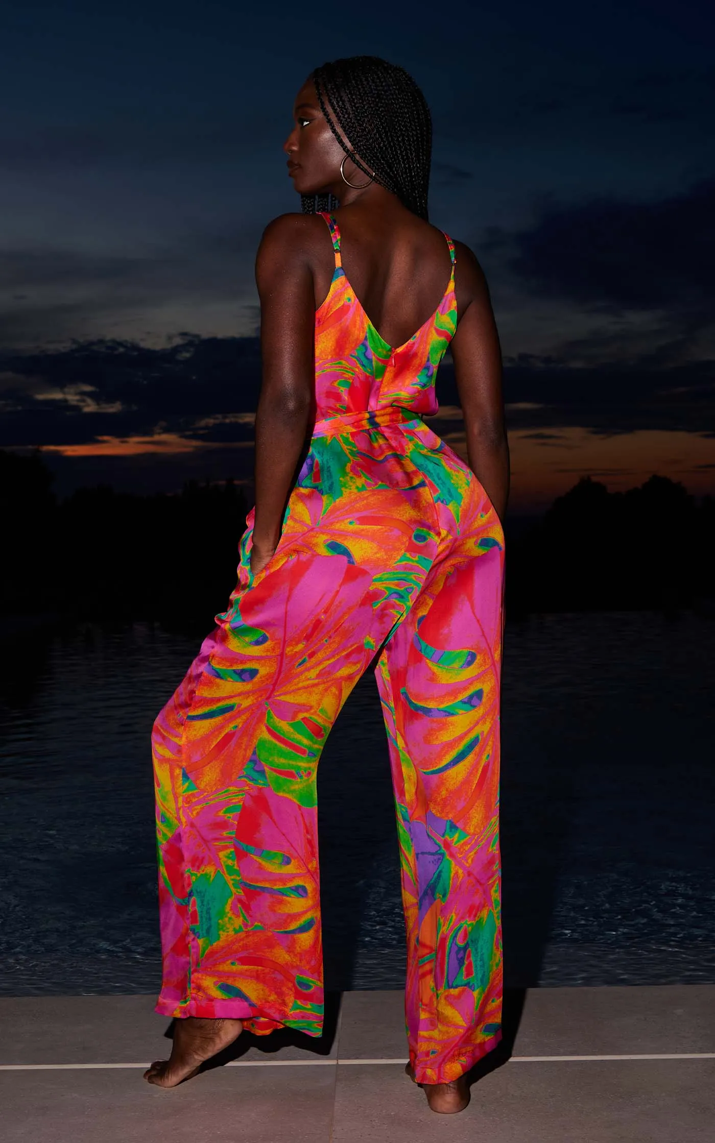 HALO Cayman Jumpsuit in Hot Tropic