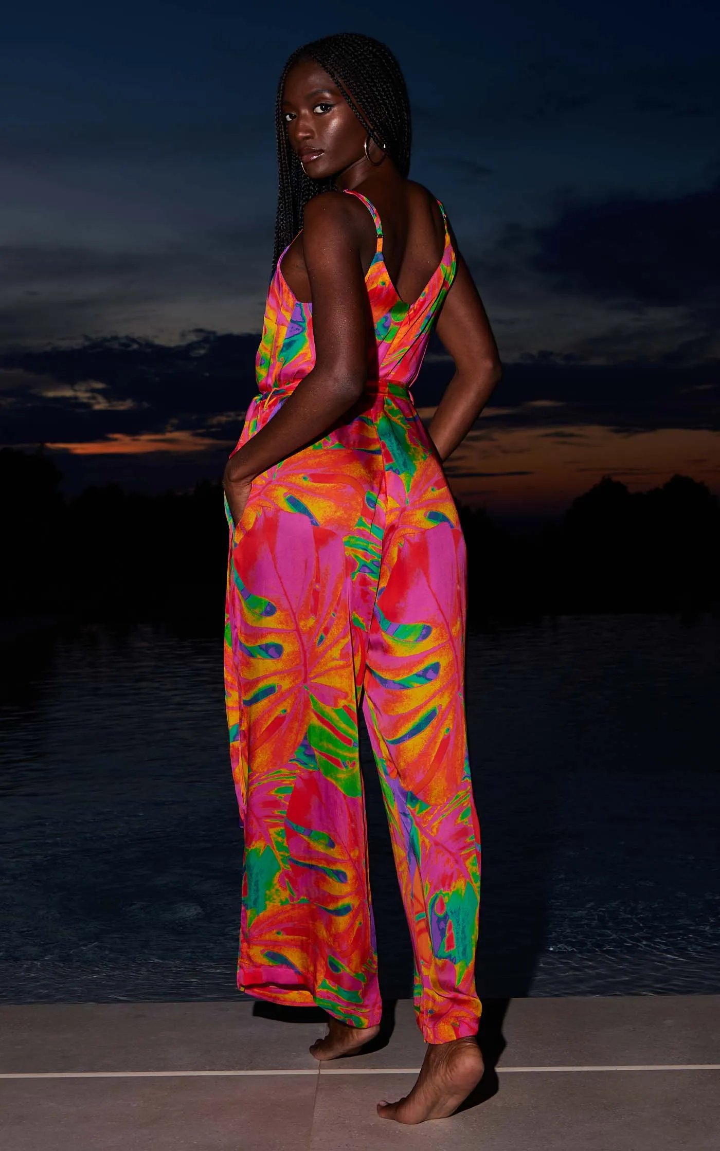 HALO Cayman Jumpsuit in Hot Tropic