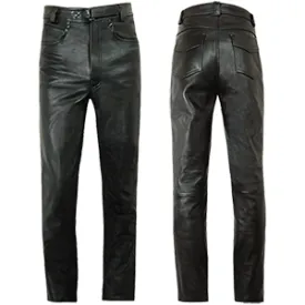 Heavy Duty Men's Leather Jeans for Ultimate Toughness