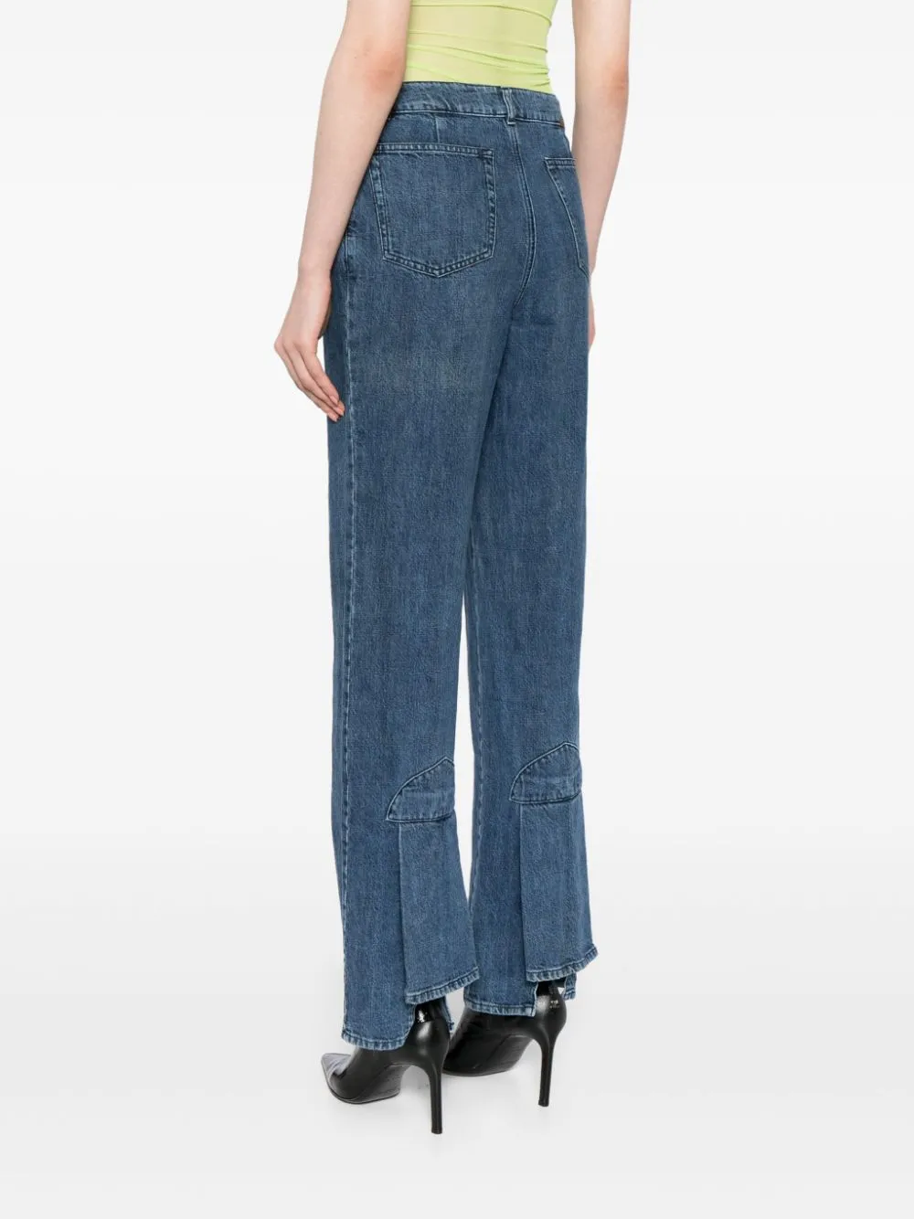 High-Rise Bootcut Jeans