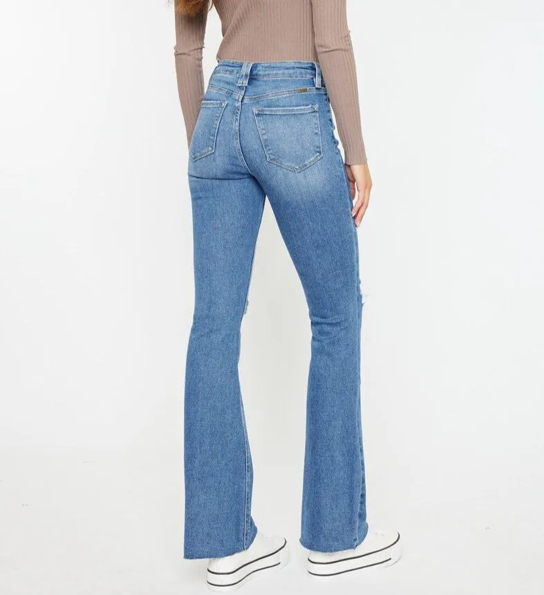 High Rise Bootcut Jeans