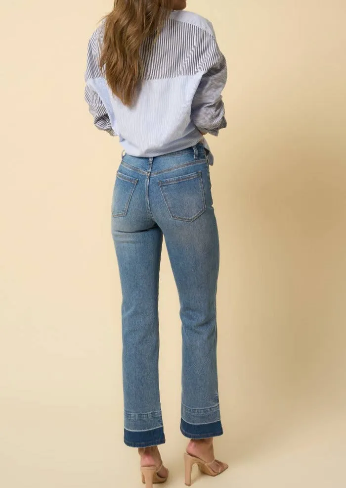 High Rise Released Hem Jeans ~ FINAL SALE